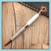 Ballpoint Pens Writing Supplies Office School Business Industrial New Diamond Crown Classical Color Rosegold Si Dhch4