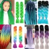 Jumbo Braid Hair Expression For Crochet Box Braiding Synthetic Hair Extensions Bulk Wholesale Pre Stretched Yaki Kanekalon Ombre Colored Ultra Braids