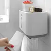 ECOCO Dispenser per scatole di fazzoletti Portaoggetti a parete Porta carta Accessori per organizer da bagno 220611