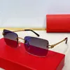 أزياء MAN MAN SUNGLASES مصمم المعادن البصرية العدسة طلاء الأزرق UV400 الكلاسيكية عالية الجودة القيادة نظارات النحاس المعابد الحجم 54 17 145