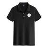 FF Kosovo Herren-Sommer-Freizeit-T-Shirt aus hochwertiger gekämmter Baumwolle. Professionelles Kurzarm-Revershemd