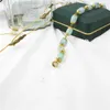Cadeia de link Cadeia por atacado Jóias de aço inoxidável Moda da natureza Jade Bracelets para mulheres pulseiras magnéticas itens link