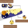 DIY składane filcowe łóżka kota maty zabawki tunelowe z otworem drzewnym Ukryj się i szukaj interaktywnej dla kotka Pet Product 220323