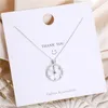 Цепочки серебряное серебряное ожерелье подвески для женщин время женские модные часы 925 Ювелирные украшения