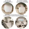 2PCS Maybach Design SクラスUltra Soft Natrual Car Headrest Neck Seat Cushion Headresカバー腰部サポートセットウエストピローH220428