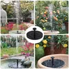 Fontana solare Piscina all'aperto Stagno Galleggiante Cascata Fontana Bagno per uccelli Decorazione da giardino