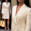 Double Breasted Women Long Jacket Suits 2022 Slim Fit Ladies Blazer Business Prom Evening Guest Formal Wear Custom Made