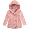 Girls Jacket Spring Autumn Girls Jakcets Cherry Pattern Hoodies Jacket For Girls Beautiful Baby Kids Clothes Children Clothes J220718