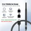 Bâton de nettoyage d'oreille visuel intelligent, Endoscope, caméra, Otoscope, dissolvant de cire, outil d'élimination de la cire 2203238970977