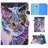 Butterfly Leaf Läderfodral för iPad Pro 11 Air4 10.9 10.5 10.2 iPad4 5 6 9.7 Fashion Animal Cat Wolf Stylish Flamingo Wallet Holder Flip Cover Stockproof Tablet Pouch Påsar