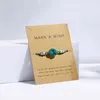 Pulseras Piedra Natural Para Mujeres, Brazaletes Hilo Ajustables Decorativos Para Parejas, Regalo Amistad