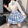 Zestawy odzieży japońska wersja plisowanej spódnicy 2022 Letni lato seksowna mini taniec jk mundurem