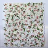 装飾的な花の花輪壁パネル24 "x16"ローズ3D花の装飾シルク釘室内ホームオフィスウェディングバックドロップ女の赤ちゃんRO