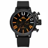 Orologi da polso Drop Fashion Watch Uomo Business Orologi sportivi Cinturino in caucciù da uomo a carica automatica Regalo di lusso in argento per uomo