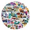 52pcs coloré beaux États-Unis Carte des autocollants America Stickers National Park Stickers Graffiti Kids Toy Skateboard Car Motorcycle Bicycle Sticker Sticker