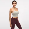 Kvinnors tr￤ningsdr￤kter L-83A Solid Color Women Yoga Bra Slim Fit Sports Bras Fitness Vest Sexiga underkl￤der med avtagbara br￶stkuddar andningsbar mjuk svett Wicking2