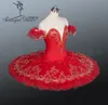 Profesjonalny balet Tutu Costume Czerwony Kwiat Wróżka Romans La Esmeralda Dziewczyny Dzieci Balerina Sugar Plum Fairy Tutubt9046a