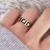 Modebrev ring Bague för kvinna enkel personlighetsfest bröllopälskare presentförlovningsringar smycken NRJ242F6410814