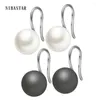 Dangle Chandelier Ceramic Ball 스터드 이어링 간단