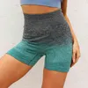 Nuove donne pantaloncini da ciclismo palestra fitness leggings pantaloni da yoga sport alta elasticità senza cuciture Panty Biker J220706