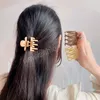 Fermagli per capelli in acrilico smerigliato geometrico per le donne Accessori per capelli per copricapo alla moda per capelli
