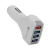 QC 3.0 chargeur de voiture téléphone portable 4 ports USB adaptateur de Charge rapide chargeur intelligent 12V 3.1A pour