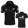 2022 Formula One Racer Alonso F1 Alpine Team Racing Fans Short-sleeve Men/women Polo Shirt Oversized T-shirt