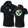 Zomer Maccabi Haifa Print Custom Made Effen Kleur Man Korte Mouw T-shirt Revers Casual Mannen Polo Shirt T-shirt 220620