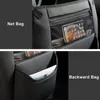 Sac de rangement organisateur de voiture sac de rangement Durable siège arrière sac à main porte-monnaie tissu poche suspendue pour accessoires de rangement de rangement automatique