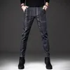 Pantaloni da uomo 2022 Pantaloni casual da uomo Chino elasticizzati skinny Pantaloni slim a quadri scozzesi Drak22 maschile