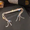 Fashion Rhinestones Hair Clip for Women Hair Accessories Jewelry Crystal Tassels Barrettes Girls Hairpins Headdress