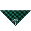 Christmas Dog Bandanas Triangle Bibs Print Pattern Design Ordin Tree Gift Gift Stocking Stocking Pet Scarf Soft Pet Neckerchief pour le nouveau 7602165