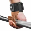 Gewichthebergurte Power Grip mit Handgelenkschlaufe für Gewichtheben, Kreuzheben, Fitnessstudio, Trainingshandschuhe, robuste Gurte 220422