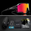 Hot Cycling Eyewear Outdoor Cykelglasögon Polariserad UV400 Bike Solglasögon Män Kvinnor MTB Glasögon med Case Riding Fishing Running Sun Glasses 5 Lens