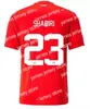 NOWOŚĆ 2021 2022 2023 Szwajcarskie koszulki piłki nożnej Home Red 21 23 23 Suisse Shaqiri Akanji Freuler Sefer