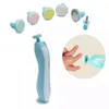 Niños Nail Trimmer Electric Baby Manicure Pedicure Nail Clippers Cutter Scissors Care Set New Born