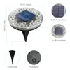 24 LED LUZ SOLAR GOUND LUZ LUZ LUZ CONTROLE DE LUZ RGB GARDEN Country House Yard Decoração de Lâmpadas Lâmpadas de Lâmpada de Lâmpada