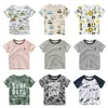 تي شيرتس الأولاد تي شيرت أكمام قصيرة القطن قمم الفتيات طفل الأطفال ملابس الصيف Tshirt Tee Toddler Closeller لمدة 2-8 سنوات الموضة 2022T-S