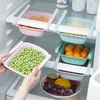 Kancalar Raylar Mutfak Aksesuarları Depolama Konteyner Buzdolabı Organizatör Çekme Çekmece Plastik Buzdolabı Yumurta Sepetleri Ev Gadgetshooks