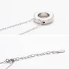 Anhänger Halsketten Einfache runde Choker für Frauen schwarz weiß weiß koreanische Schlüsselbeutel Halskette Schmuck Halsband Mädchenpendant