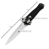 Newmade F126 Godfather Mafia Stiletto Knife Automatisk horisontella Tactical Knifes 440C Blad G10 Handle Outdoor Hubertus Solingen P6840748
