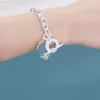 Bracciale di alta qualità per coppia Love Link, bracciale a forma di cuore con catena di compleanno da donna, regalo di gioielli per San Valentino