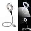 Gadgets Universal hög ljusstyrka Portable USB 18st LED Lamp Blubs Light for PC/ Laptop Blackusb