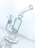 Nueva pequeña función increíble bong pipa de agua de vidrio pipa de agua pipa de fumar con 1 perc 14 mm junta hembra GB-331