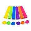 DIY Silikon Push Up Eis Werkzeuge Eis am Stiel Pop Maker Eis am Stiel Form 6 Farben 15 * 3,5 cm