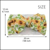 Bandeaux Bijoux de cheveux Nouveau Colof Floral Nouveau-né Bandeau Ruban Élastique Bandeaux Chapeaux Enfants Bande Noeud Papillon Accessoires Drop Livraison 2021