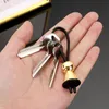 Keychains porte-clés pendentif en laiton corde de corde de corde-couche-net-lost pour hommes womenkeychains forb22