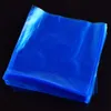 200pcslot السلامة القابلة للتصرف في البلاستيك البلاستيك واضحة لوازم الوشم الأزرق الأزرق الأكياس الأكياس الوشم.