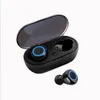 Y50 TWS Auricolare Bluetooth Cuffie wireless Auricolare stereo con controllo duro Auricolari sportivi con scatola di ricarica per telefono