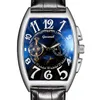 Armbanduhren Frank Same Design Limited Edition Leder Tourbillon Mechanische Uhr Muller Herren Tonneau Top Male Gift305R